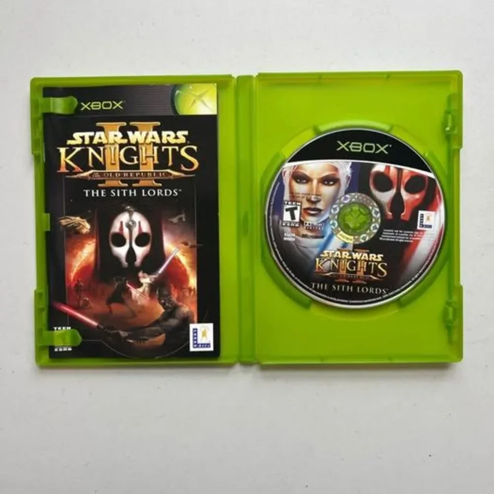 Star Wars Knights of the Old Republic 1 & 2 Xbox CIB Manuals w/Red Cards Tested